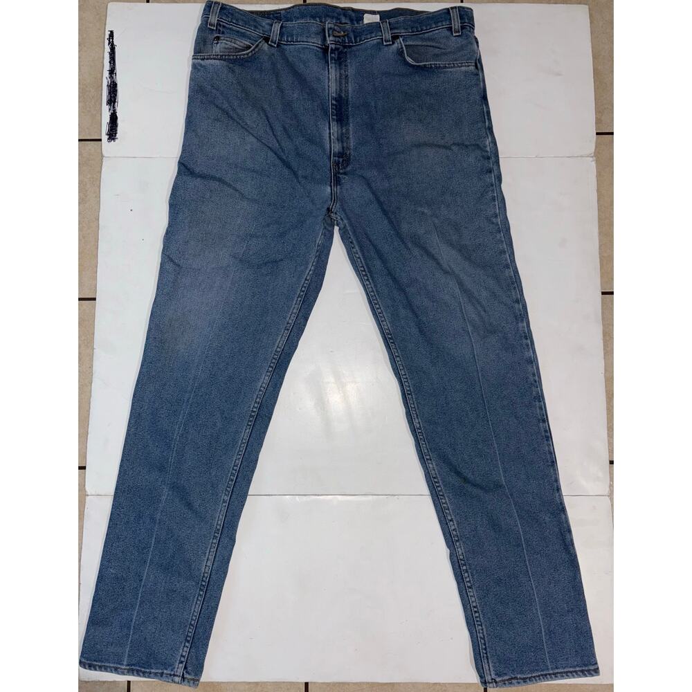 Vintage Levi’s 540 blue denim W42 L34 orange tag Flex
